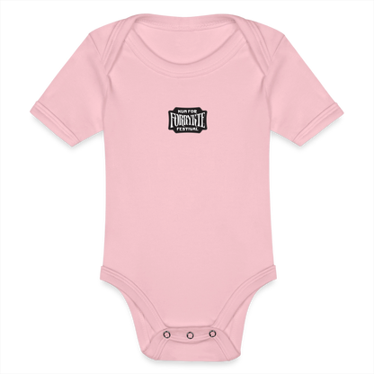 KFFF Logo Babybody | Organic Cotton - lyserød