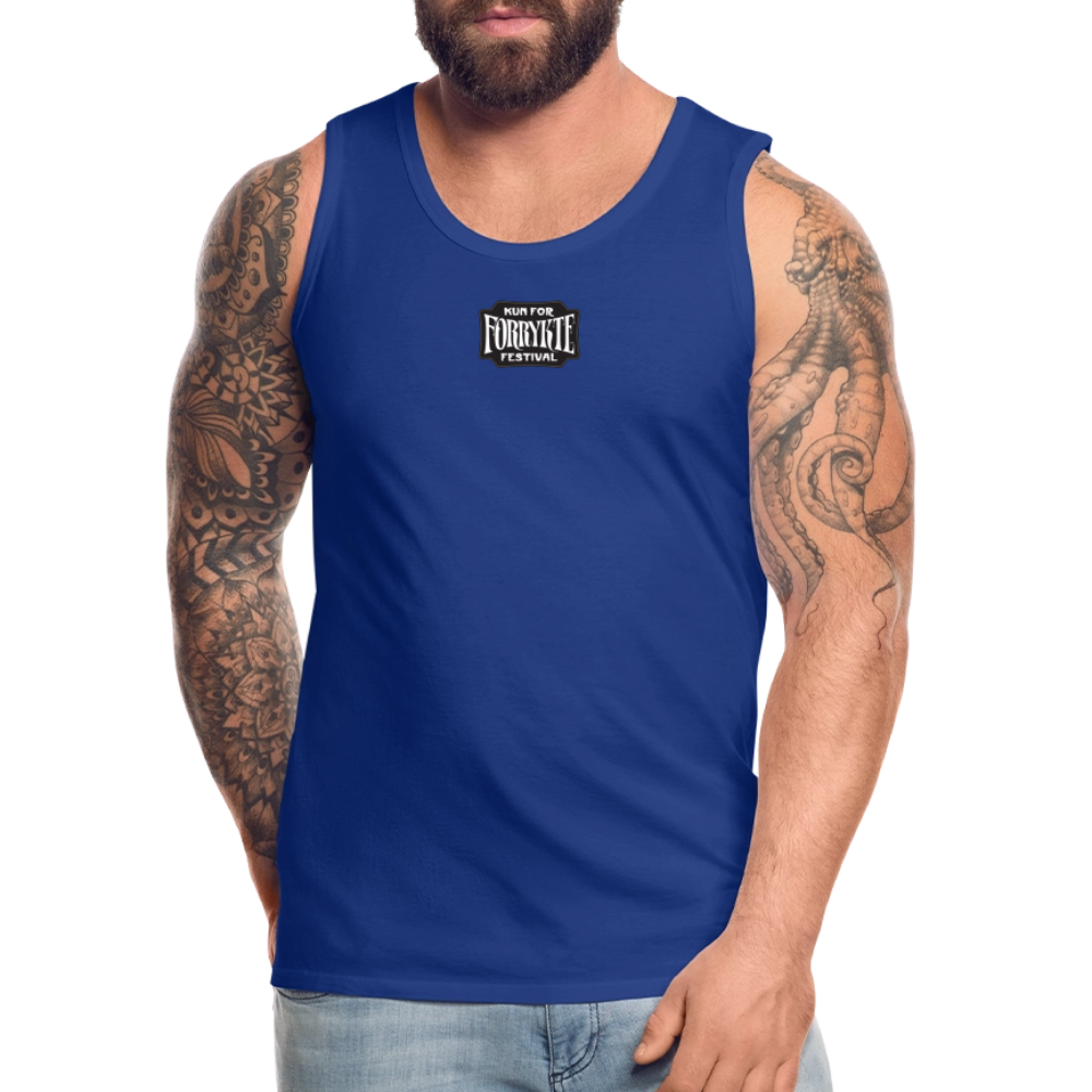 KFFF Logo Premium tanktop | Herre - kongeblå