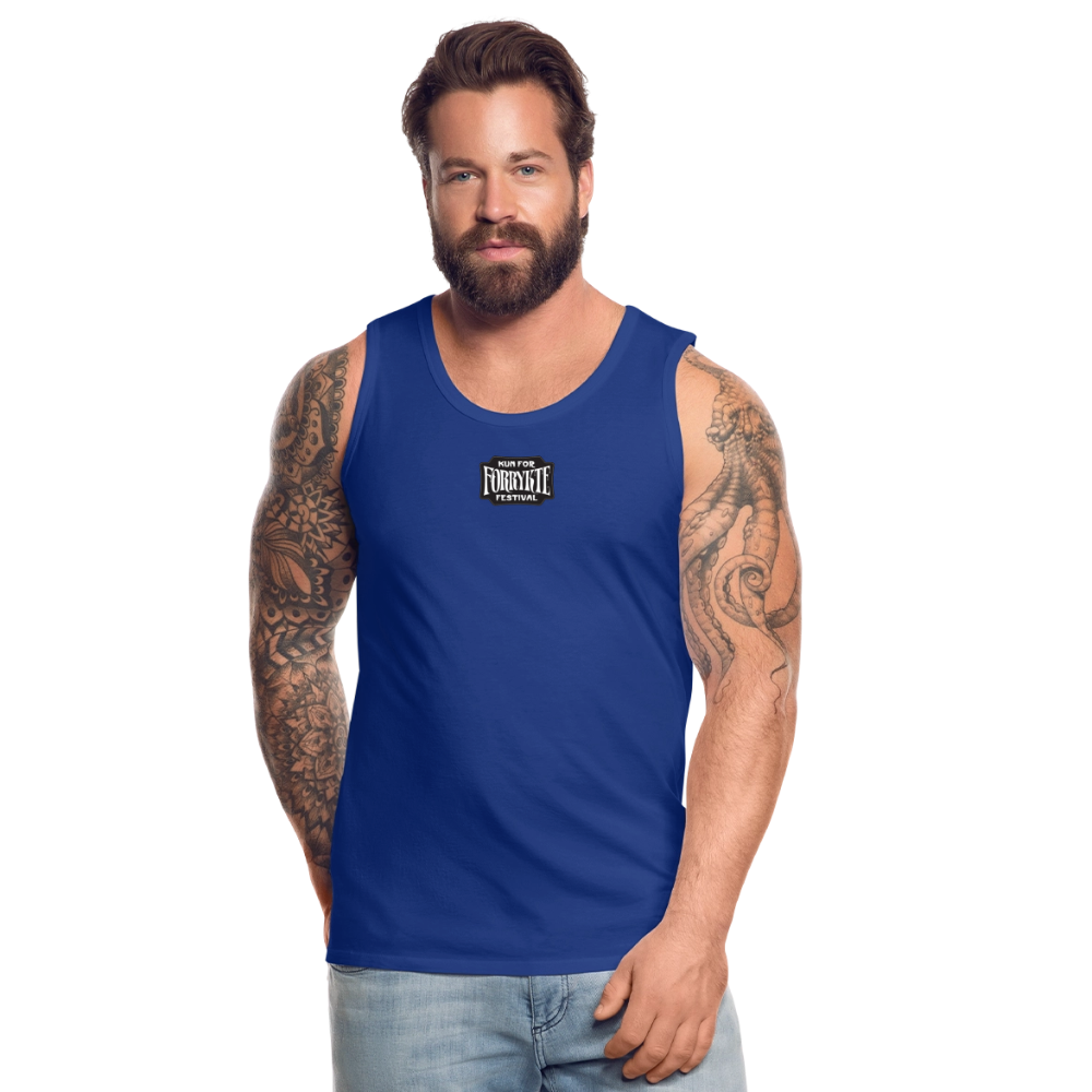 KFFF Logo Premium tanktop | Herre - kongeblå