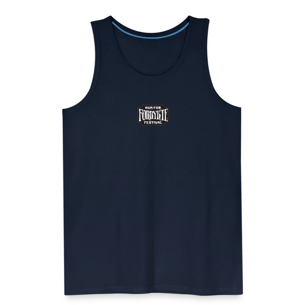 KFFF Logo Premium tanktop | Herre - marineblå