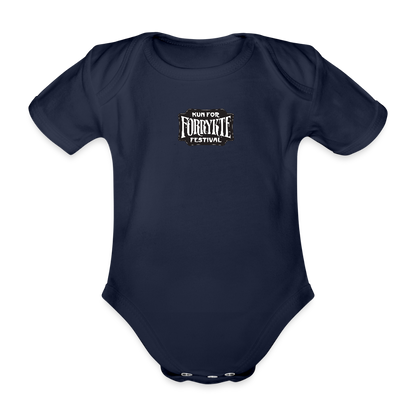 KFFF Logo Babybody | Organic Cotton - mørk marineblå