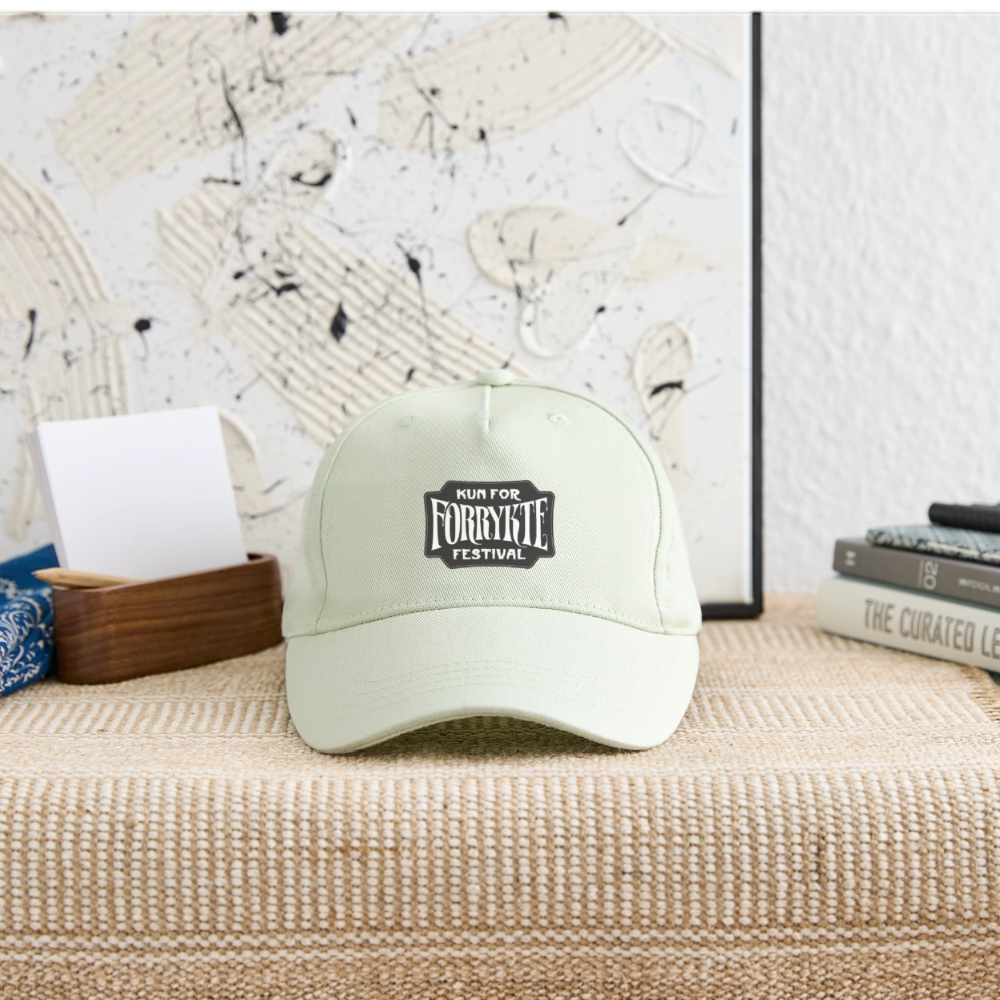 KFFF Logo Cap til børn | Organic Cotton - lys mintgrøn