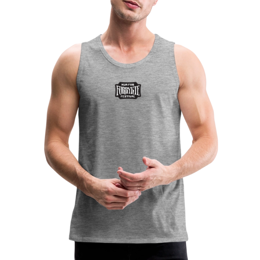 KFFF Logo Premium tanktop | Herre - grå meleret
