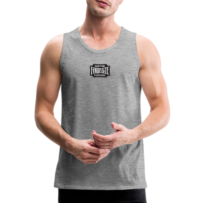 KFFF Logo Premium tanktop | Herre - grå meleret