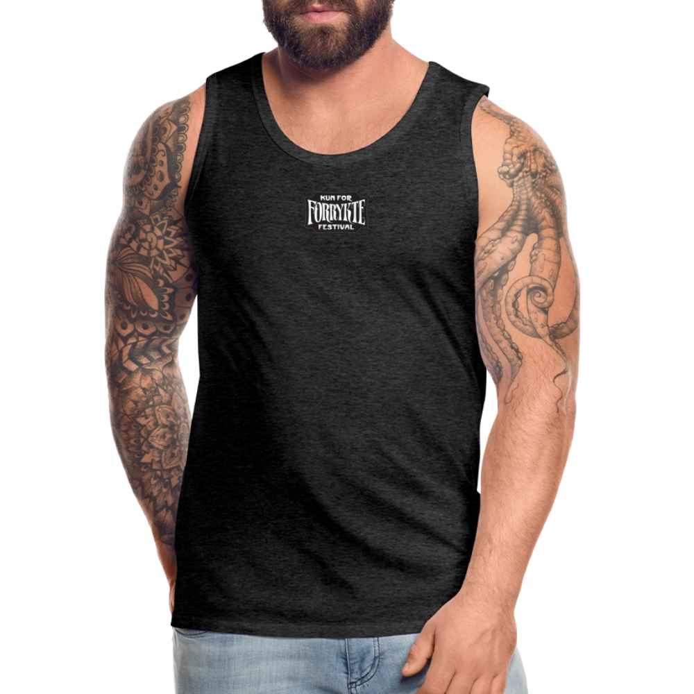 KFFF Logo Premium tanktop | Herre - charcoal