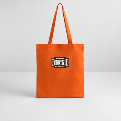 KFFF Logo Tote | Økologisk mulepose - mørk orange
