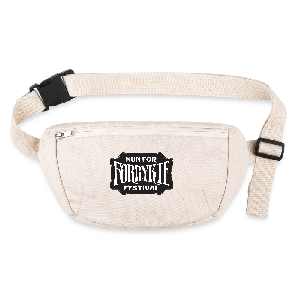KFFF Logo bæltetaske |  Recycled cotton / polyester - råhvid