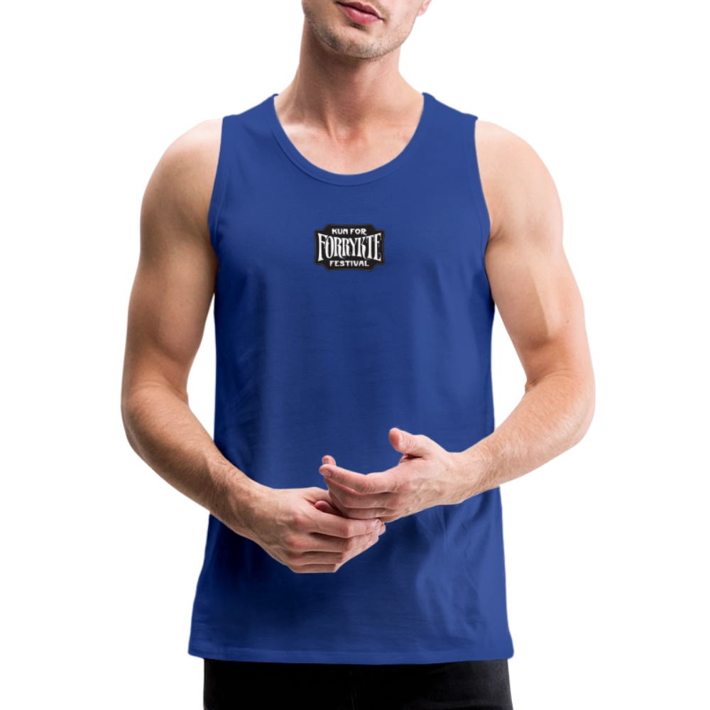 KFFF Logo Premium tanktop | Herre - kongeblå