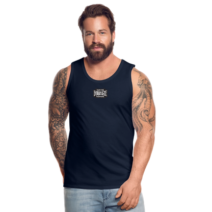 KFFF Logo Premium tanktop | Herre - marineblå
