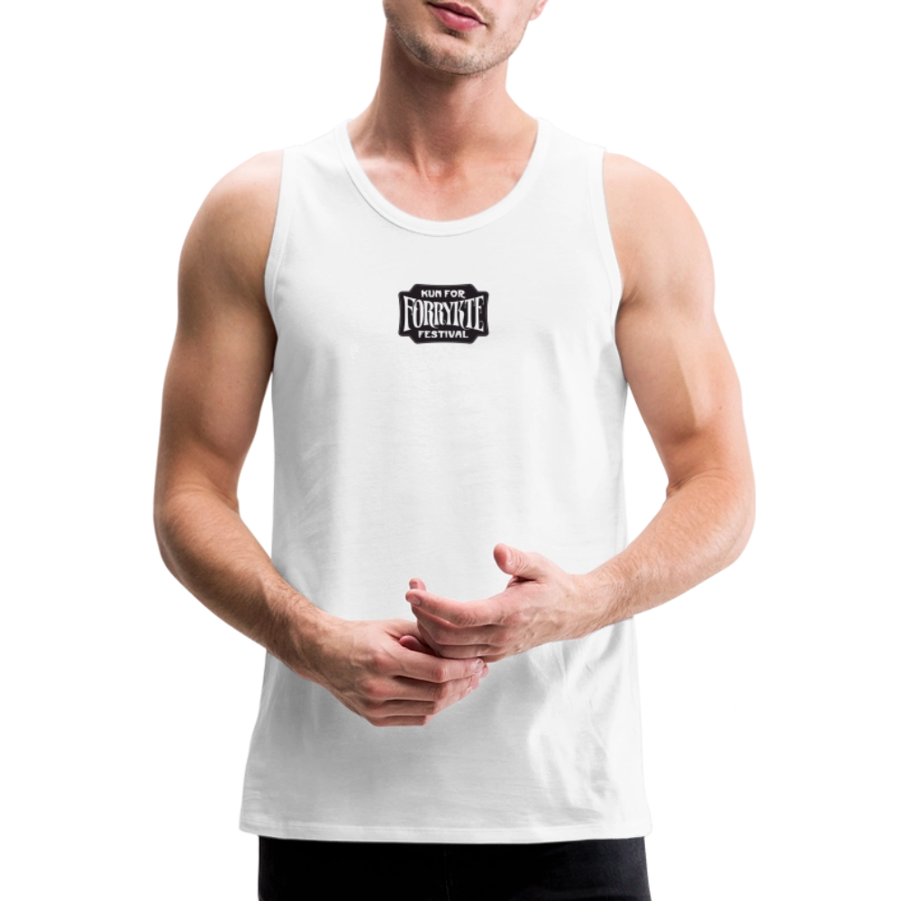 KFFF Logo Premium tanktop | Herre - hvid