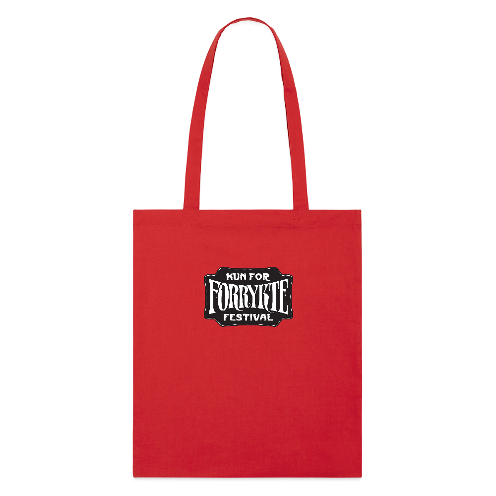KFFF Logo Tote | Økologisk mulepose - rød