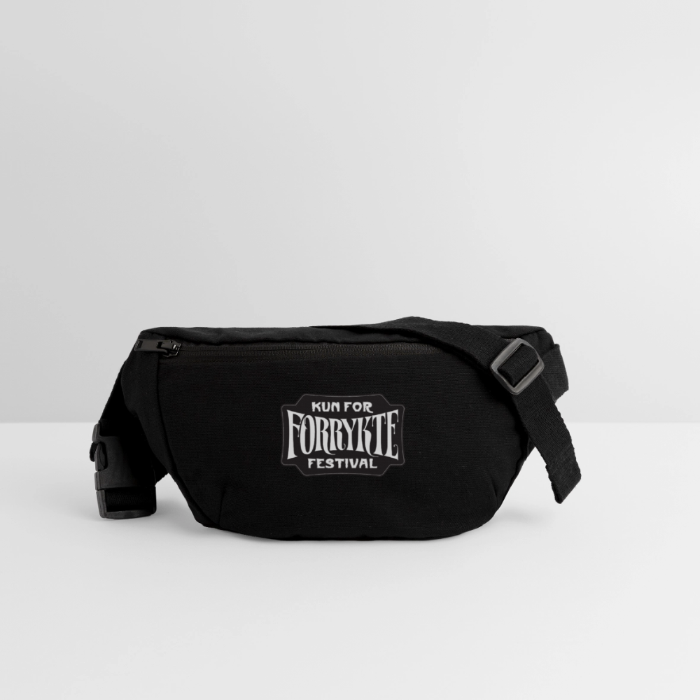 KFFF Logo bæltetaske |  Recycled cotton / polyester - sort