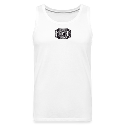KFFF Logo Premium tanktop | Herre - hvid